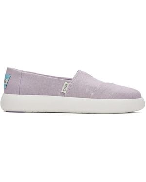 TOMS Alpargata Flat Shoes - Purple