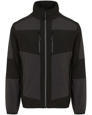 Regatta Soft Shell Jacket Mixed Ash - Black