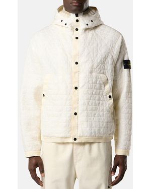 Stone Island Quilted Jacket - Natural