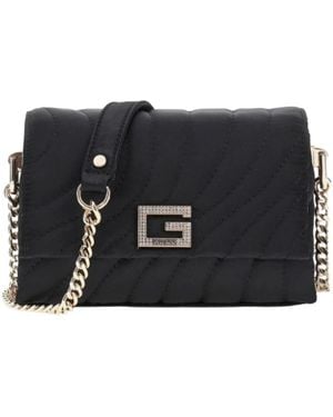 Guess Handbag Crossbody Janek Mini Eg922378 - Black