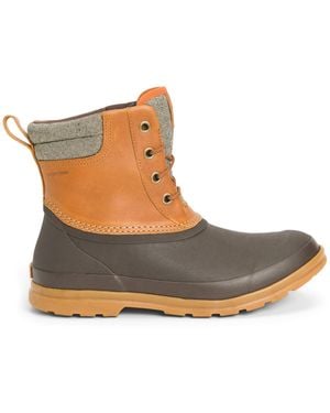 Muck Boot Tan Originals Duck Lace Wellingtons - Brown