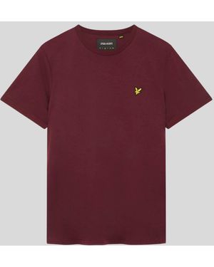 Lyle & Scott Cotton Crew Neck T-Shirt - Red
