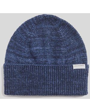 Lyle & Scott Marl Beanie - Blue