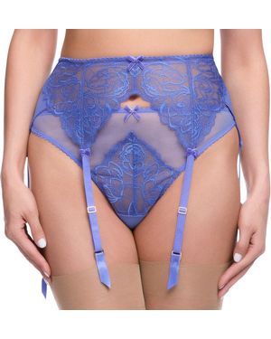 Dita Von Teese Periwinkle Gwendoline Suspender - Blue