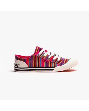 Rocket Dog Coloured Jazzin Trainers - Pink