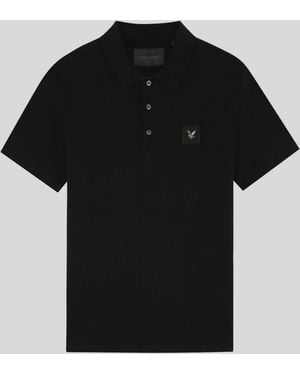 Lyle & Scott Supima Cotton Polo Shirt - Black
