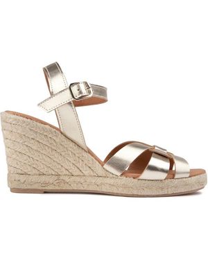 V.Gan Vegan Rhubarb Espadrille Sandals - Metallic