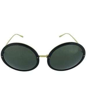 Linda Farrow Oversized Sunglasses 6138Lfl457 - Green