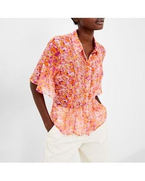 French Connection Floral Print Shirt - Red
