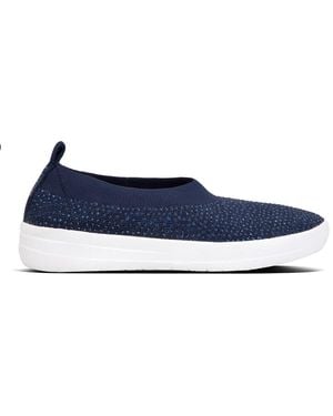 Fitflop Midnight Uberknit Ballerina - Blue