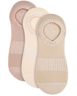Lemon 3 Pack Airbrush Liner Socks - Natural