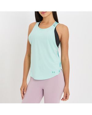 Under Armour Vivid Key Hole Back Tank - Blue