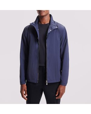 Duchamp Dark Zipped Windbreaker - Blue