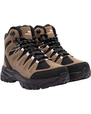 Trespass Ladies Amelie Suede Walking Boots Earth - Black