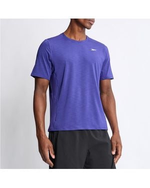 Reebok Medium Solid Athlete Tee - Blue