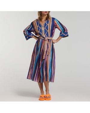 Devotion Poisses Dress - Blue
