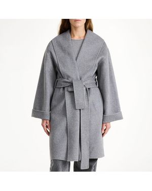 By Malene Birger Trullas Wool Coat - Grey