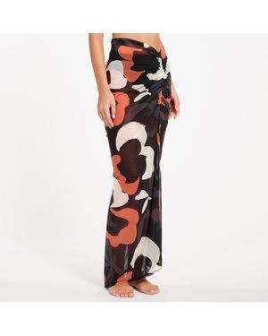 Jets by Jessika Allen Cactus Garden Mesh Sarong - Black
