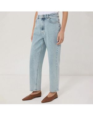 Jigsaw Light Carter Straight Leg Jeans - Blue