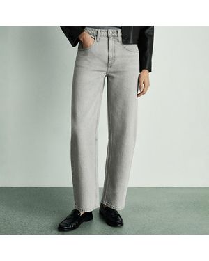 Mango Denim High-Waist Balloon Jeans - Green