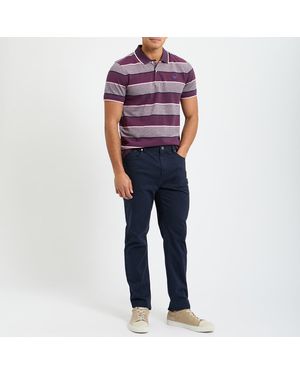 Crew 5 Pocket Brushed Twill Trousers - Blue