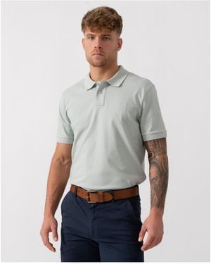 BOSS Pale Passenger Logo Polo Shirt - Grey