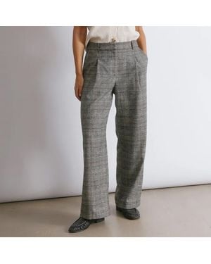 Albaray Check Trouser - Grey