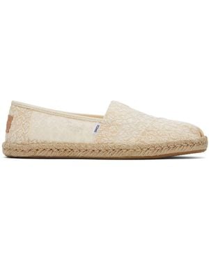 TOMS Natural Alpargata Rope Shoe - White