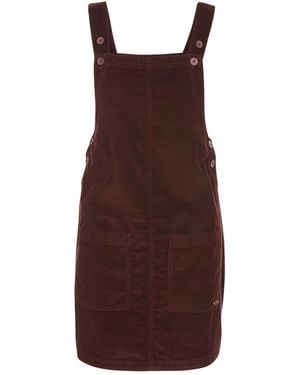 Trespass Casual Dress Twirl Cotton Chestnut - Brown