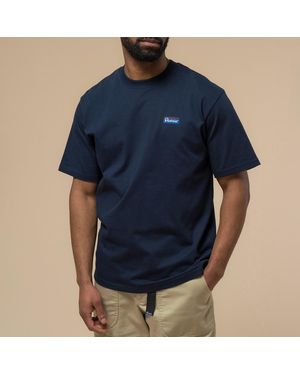 Penfield Fishing Bear Cotton T-Shirt - Blue