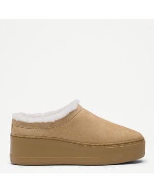 Russell & Bromley Park Cosy Slipper - Natural