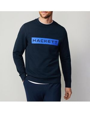 Hackett Sport Cotton Blend Sweatshirt - Blue