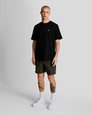 Lyle & Scott Plain Swim Shorts - Black