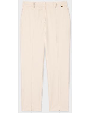 Paul Smith Ecru Crop Chinos - Natural