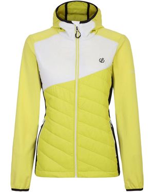 Dare 2b Hybrid Jacket Ascending Mixed Plum - Yellow