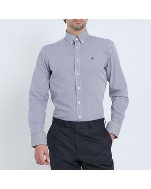 Hackett Bengal Stripe Shirt - Blue