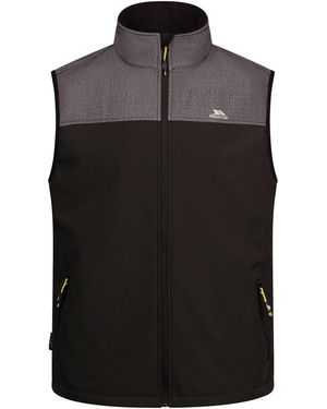 Trespass Jacket Abbott Polyester Dark Marl - Black