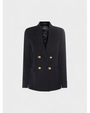 Palm Angels Waistband Double Jacket - Blue