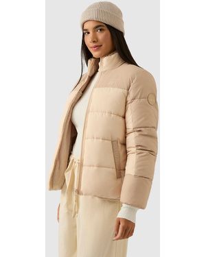 Reebok Reversible Puffer - Natural