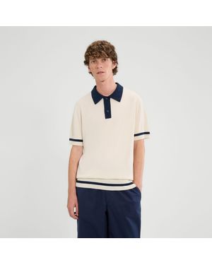 Ellesse Tuccia Knit Polo - White