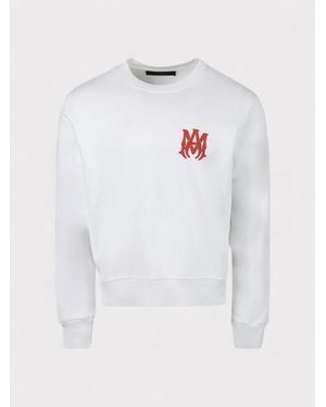 Amiri Ma Logo Crew - White