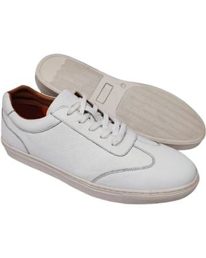 LB Comfort Bernard Leather Trainers - Grey