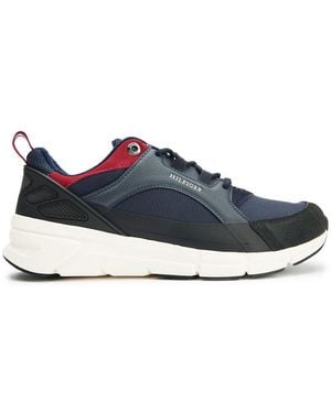 Tommy Hilfiger Texture Cleat Trainers - Blue
