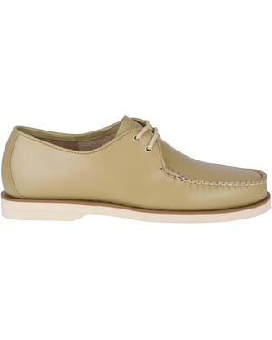 Sperry Top-Sider Light Tan Captain's Oxford Shoes - Natural