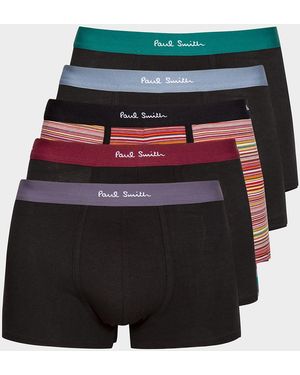 Paul Smith 5 Pack Of Trunks - Multicolour
