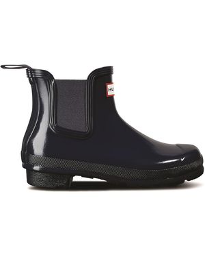 HUNTER Original Chelsea Gloss Boot - Black