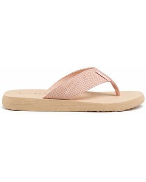 Rocket Dog Adios Tony Snake Flat Sandals - Pink