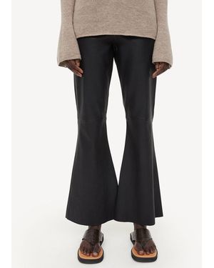 By Malene Birger Leather Evyline Trouser - Black