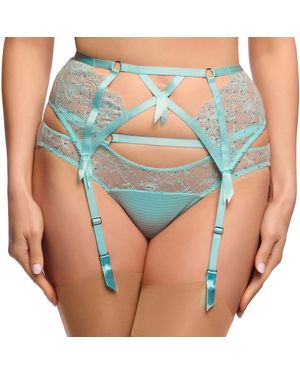 Dita Von Teese Madame X Suspender - Blue