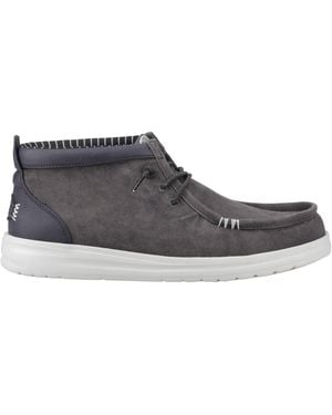 HEYDUDE Wally Mid Gripr Boots - Grey